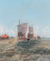 Au large de la côte hollandaise, 1896